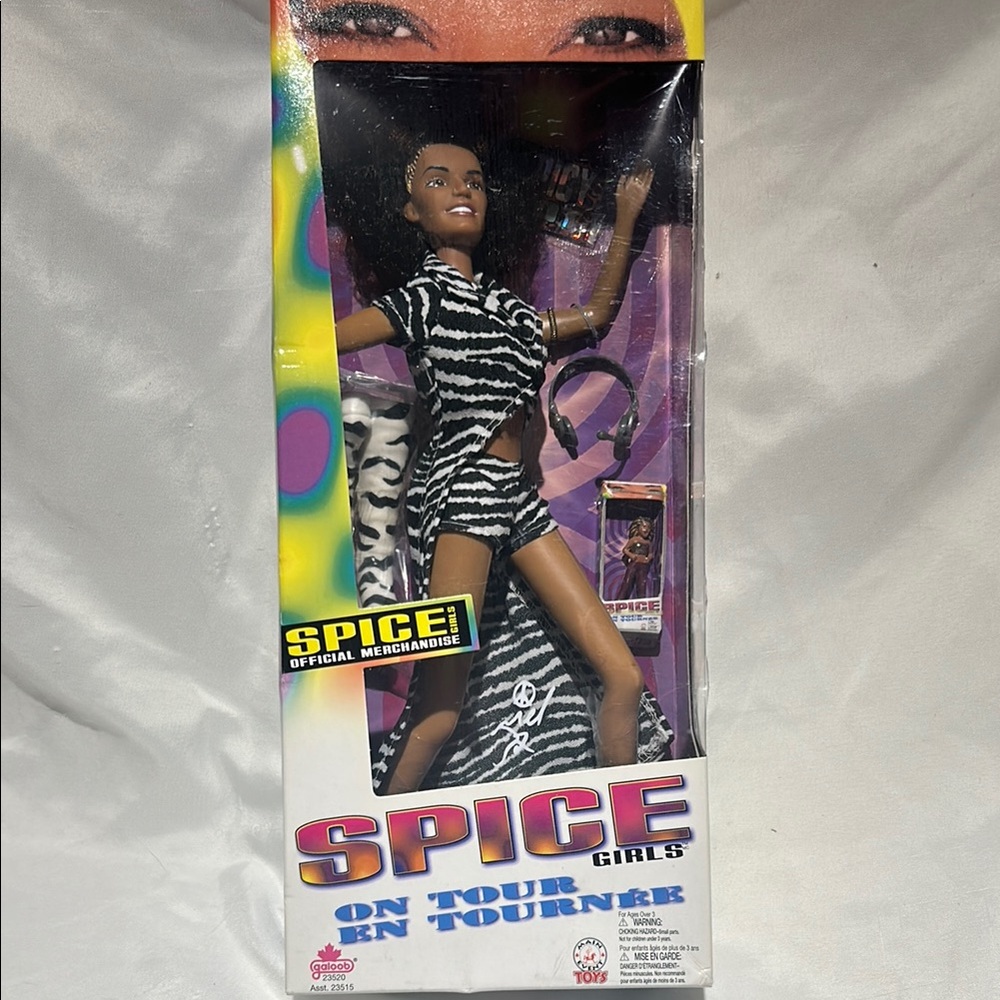 Scary Spice Doll with Black and White Outfit
